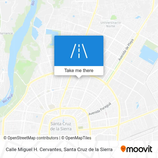 Calle Miguel H. Cervantes map