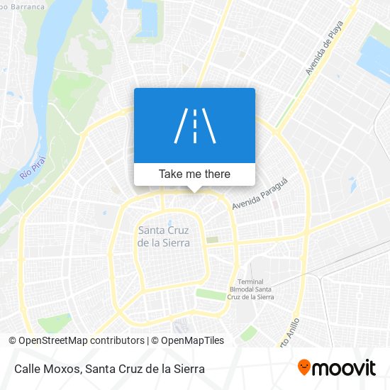 Calle Moxos map