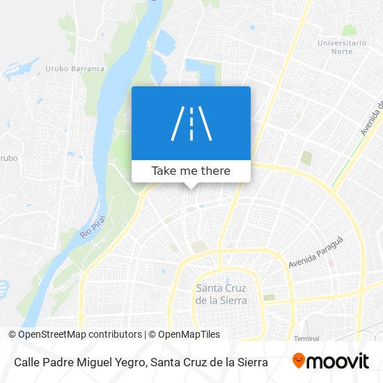 Calle Padre Miguel Yegro map