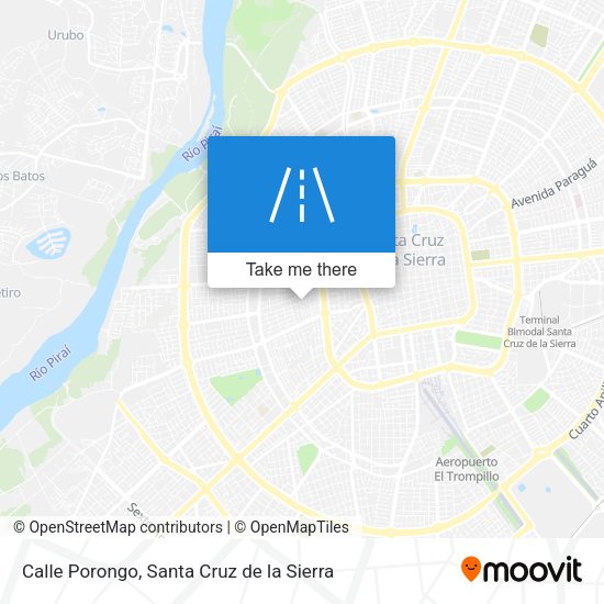 Mapa de Calle Porongo