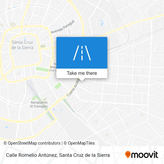 Mapa de Calle Romelio Antúnez