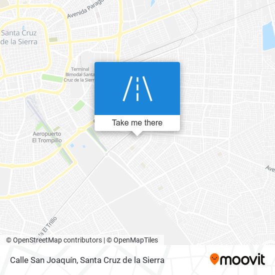 Calle San Joaquín map