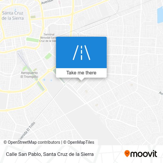 Calle San Pablo map