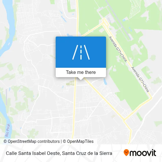 Calle Santa Isabel Oeste map