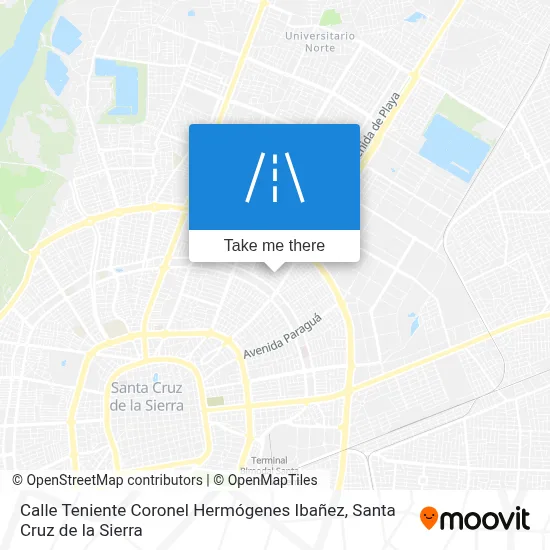 Calle Teniente Coronel Hermógenes Ibañez map