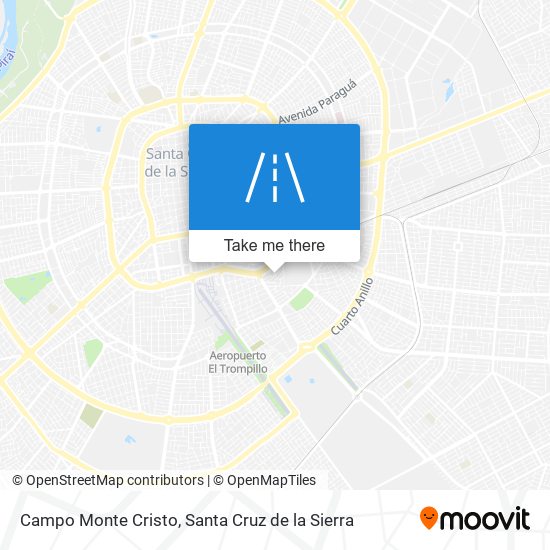 Campo Monte Cristo map