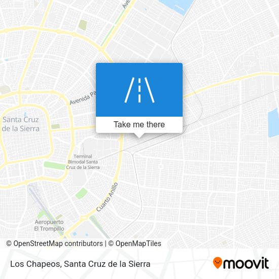 Los Chapeos map
