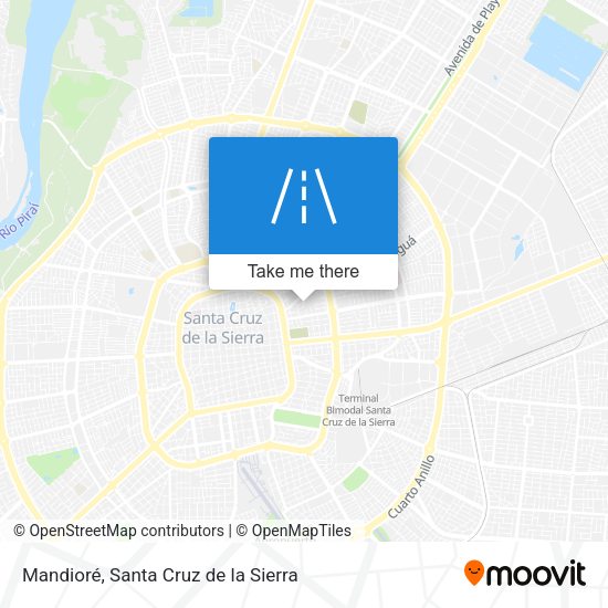 Mandioré map
