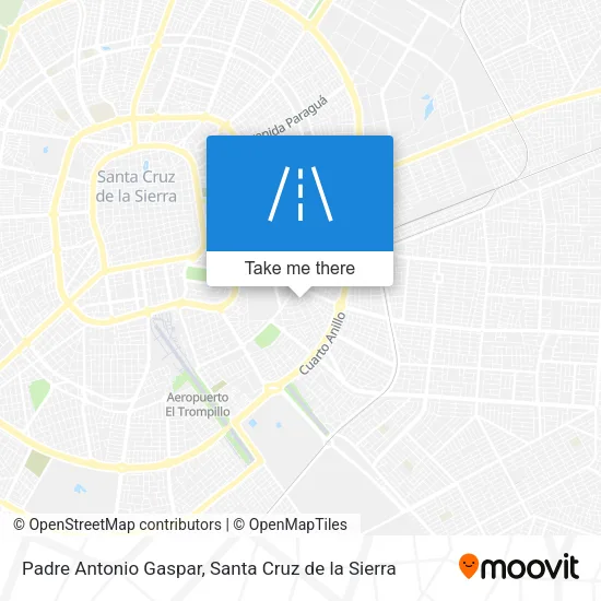 Padre Antonio Gaspar map