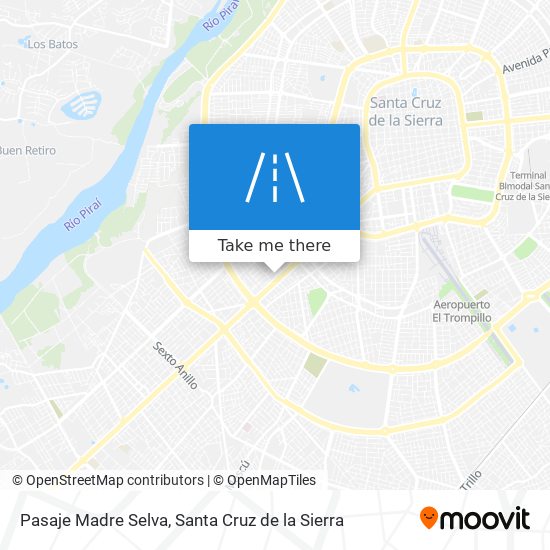 Pasaje Madre Selva map