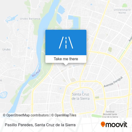 Pasillo Paredes map