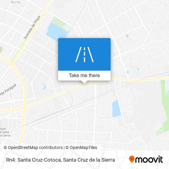 Rn4: Santa Cruz-Cotoca map