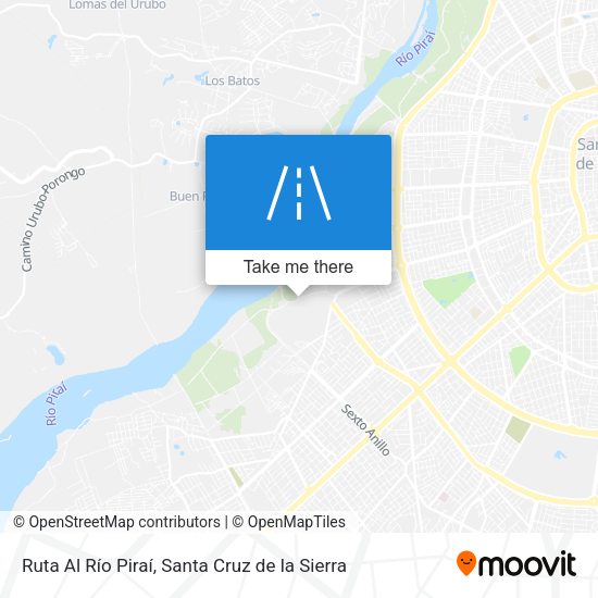 Ruta Al Río Piraí map