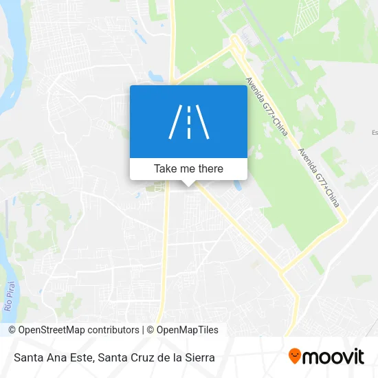 Santa Ana Este map