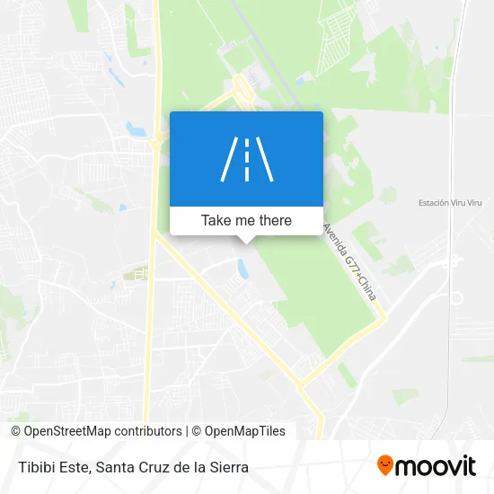 Tibibi Este map