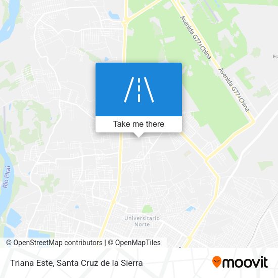 Triana Este map