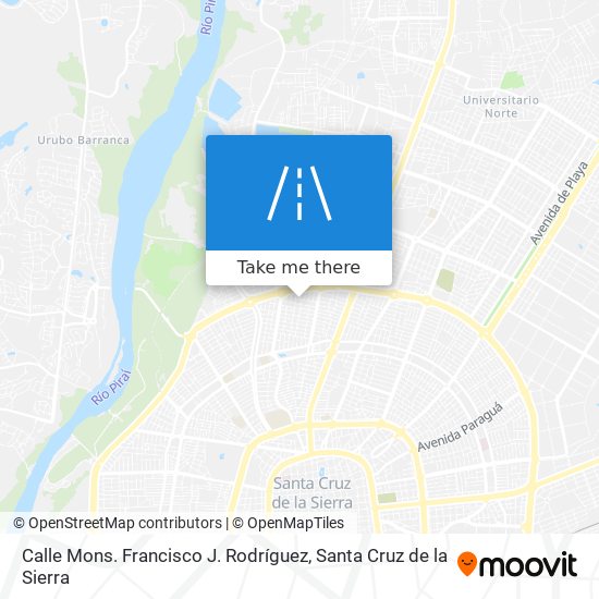 Mapa de Calle Mons. Francisco J. Rodríguez