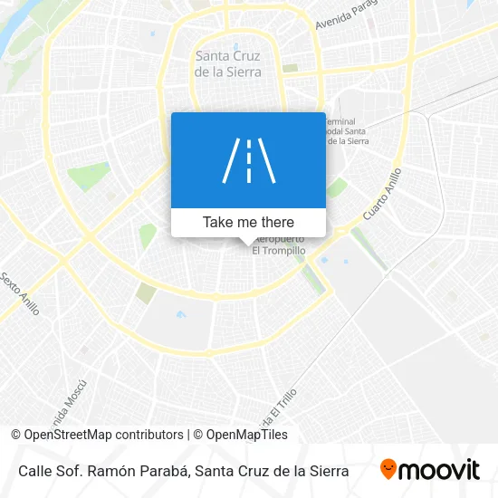 Mapa de Calle Sof. Ramón Parabá