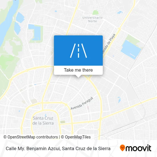 Calle My. Benjamín Azcui map