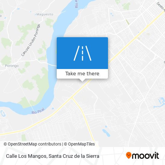 Calle Los Mangos map