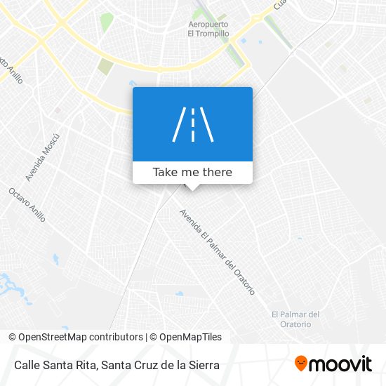 Calle Santa Rita map