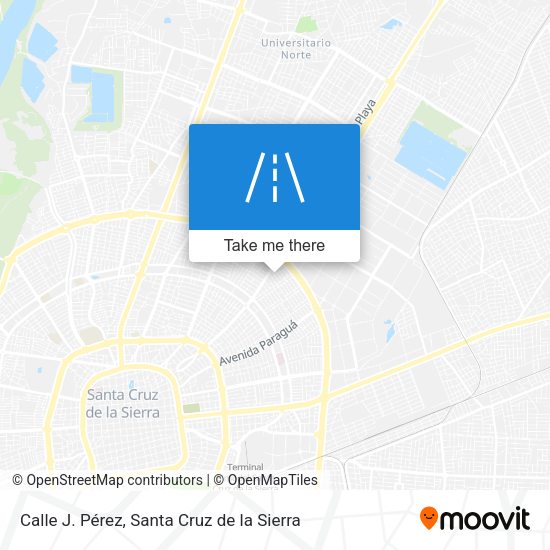 Mapa de Calle J. Pérez