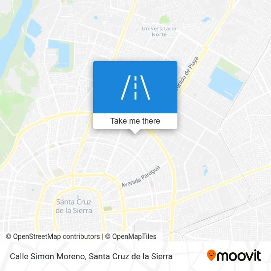 Calle Simon Moreno map