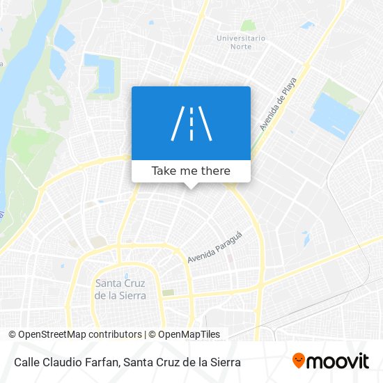 Calle Claudio Farfan map