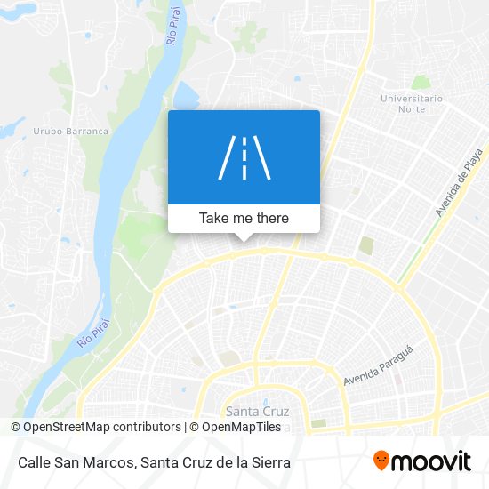 Calle San Marcos map