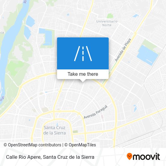 Mapa de Calle Rio Apere