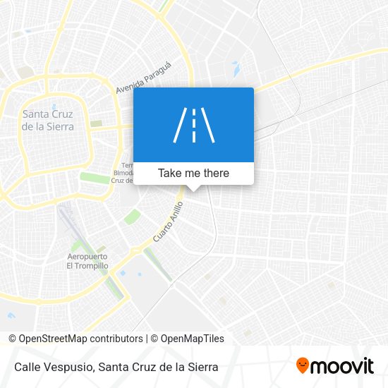 Calle Vespusio map