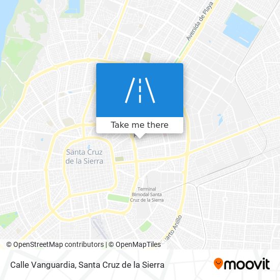 Calle Vanguardia map