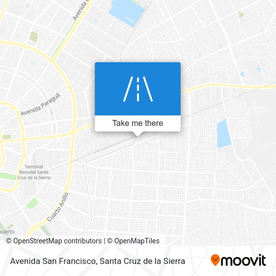 Avenida San Francisco map