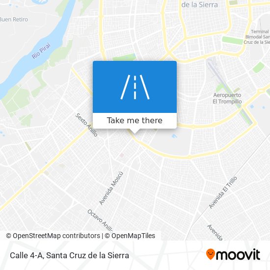 Calle 4-A map