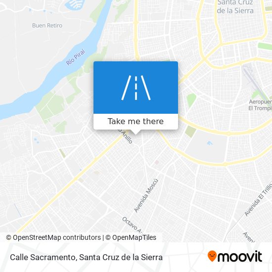 Calle Sacramento map