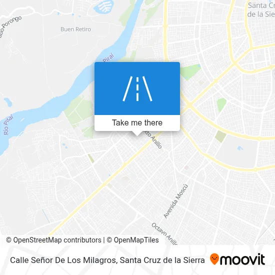 Mapa de Calle Señor De Los Milagros