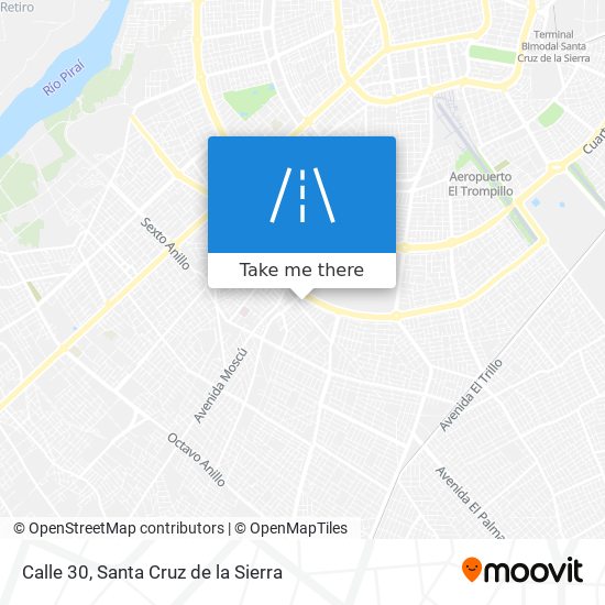 Calle 30 map