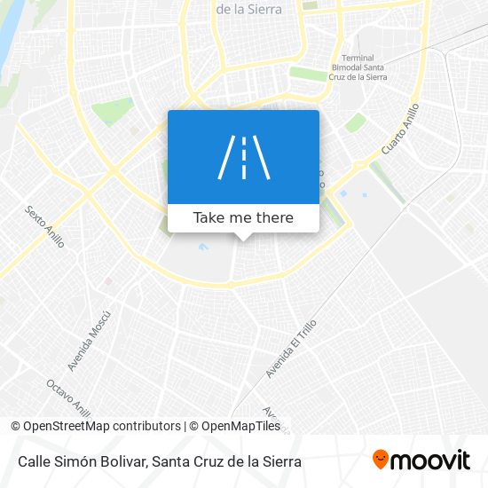 Calle Simón Bolivar map
