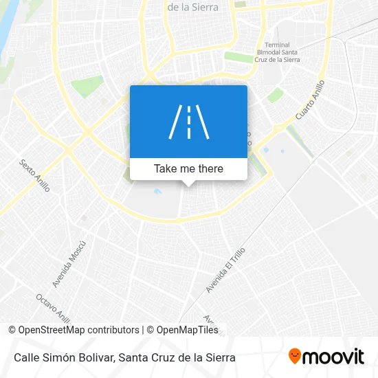 Calle Simón Bolivar map