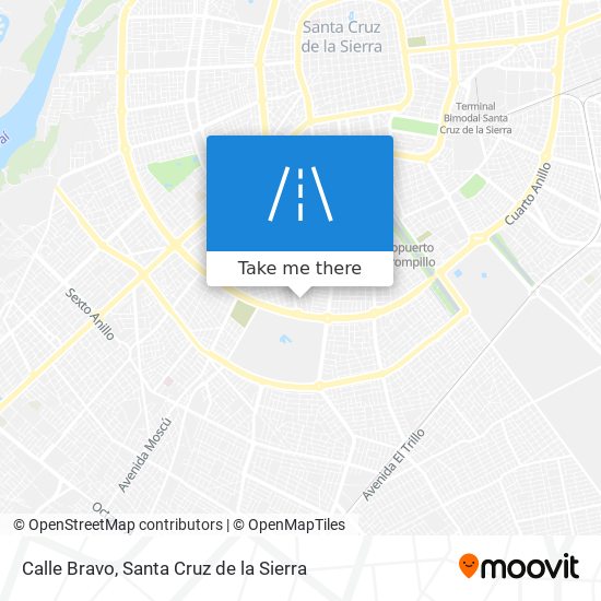 Calle Bravo map