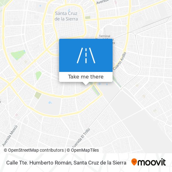 Mapa de Calle Tte. Humberto Román
