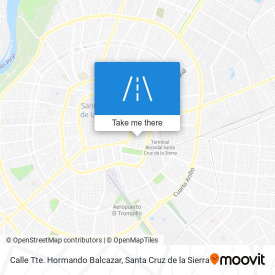 Calle Tte. Hormando Balcazar map