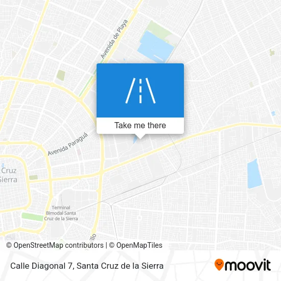 Calle Diagonal 7 map