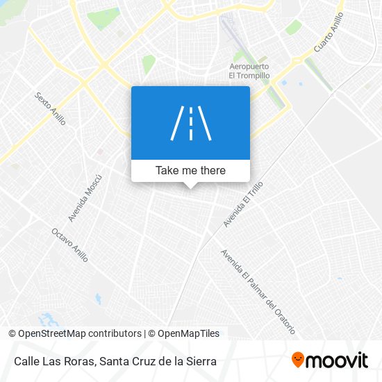 Mapa de Calle Las Roras