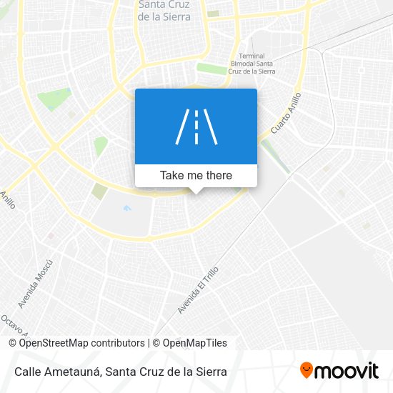 Calle Ametauná map