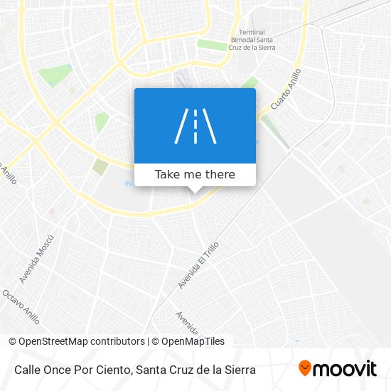 Calle Once Por Ciento map