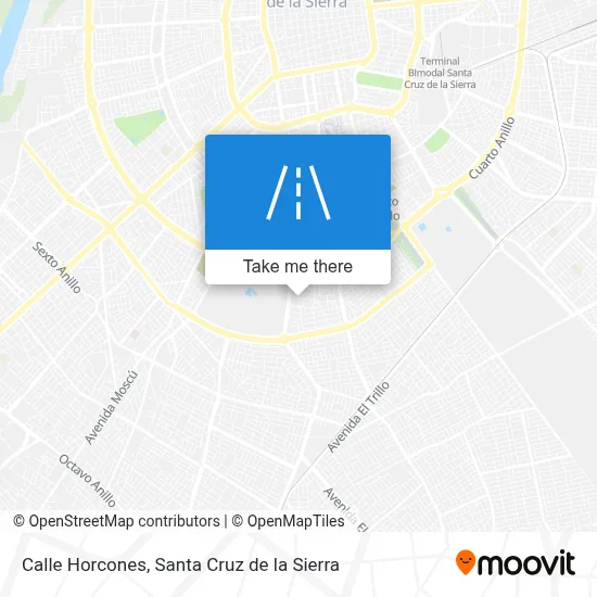 Calle Horcones map