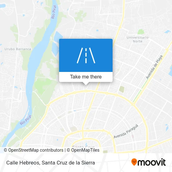 Calle Hebreos map