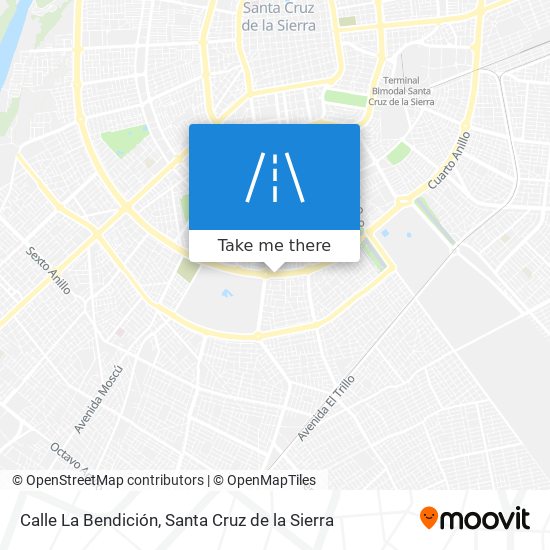 Calle La Bendición map