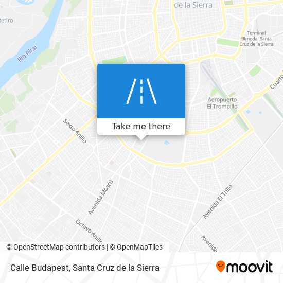 Calle Budapest map